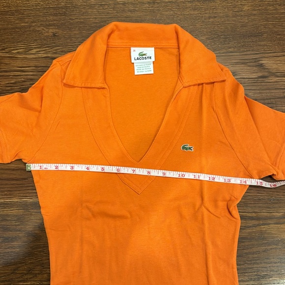 Lacoste V-Neck Polo Shirt - Picture 2 of 5